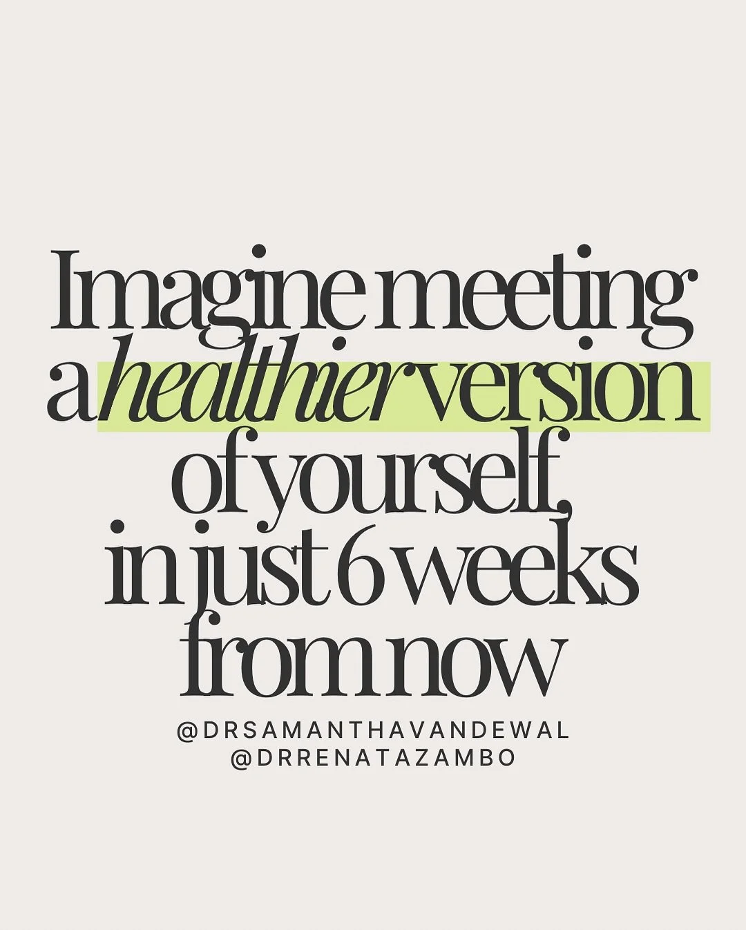 Do it for HER 💚 
🔗 in bio with details &amp; sign up &amp; will we see you there?! 

Love,
@drrenatazambo + @drsamanthavandewal xoxo