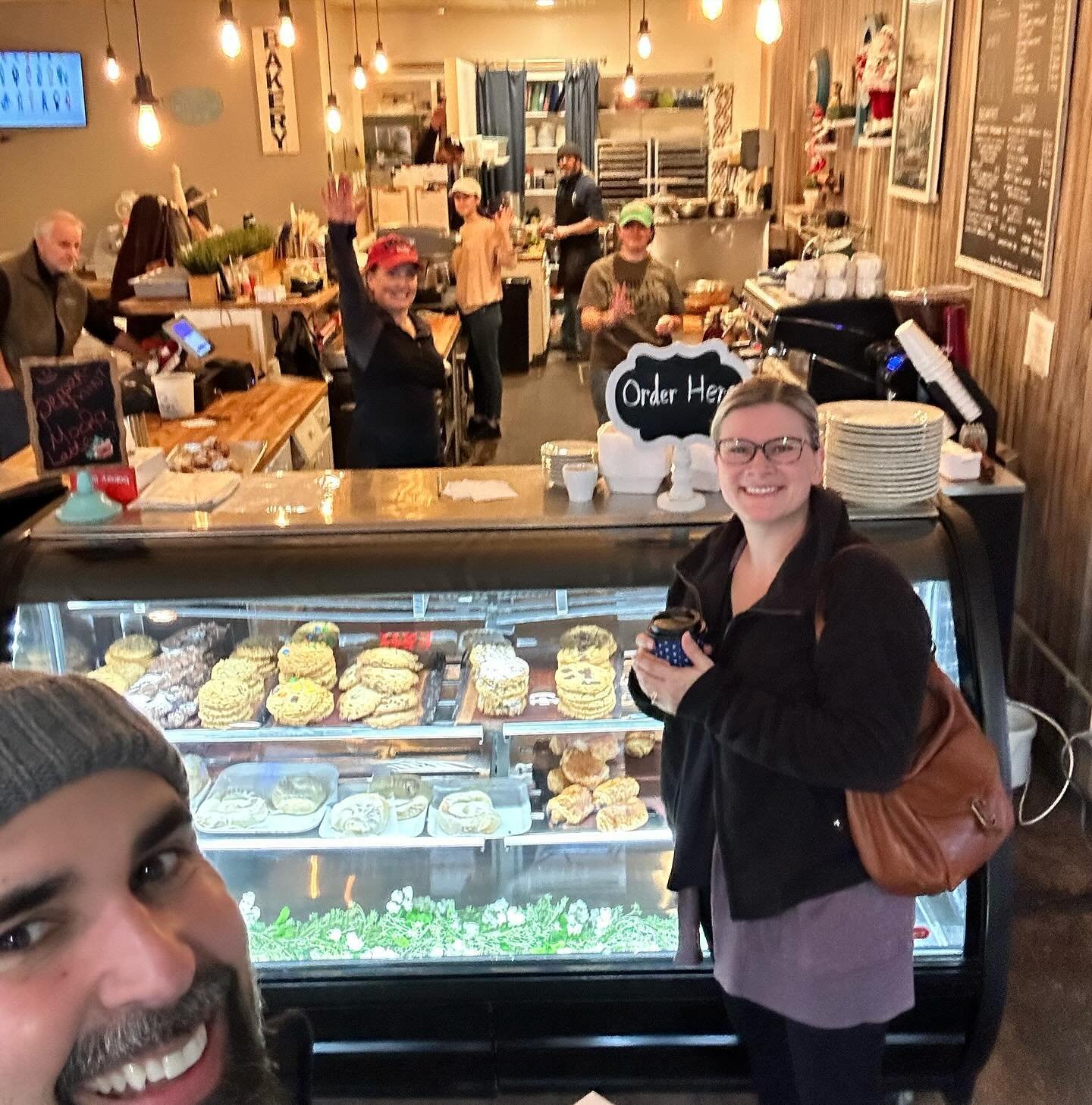 Found this awesome bakery in Olathe Kansas this past summer - Park Street Pastry - hit is again yesterday.  Wonderful wonderful people and awesome Cinnamon rolls and croissants.  See you all next summer!