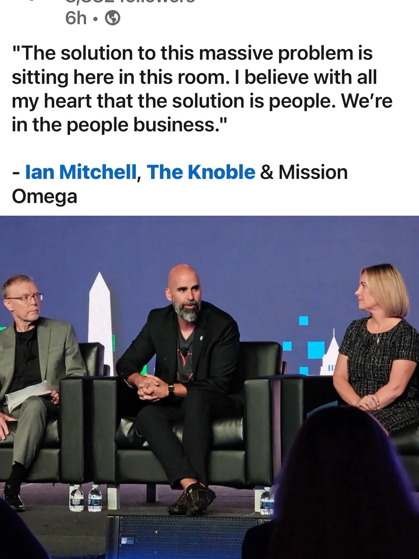 So blessed that I have a platform to challenge amazing people to do amazing things.  Huge progress in DC this week advancing the cross industry scams fight.