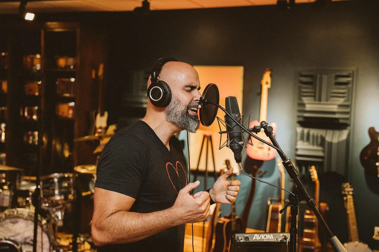 So excited about this next project.  It felt great to be back in the studio today working with an awesome team again.  @dranmichael and DeadBird studio.  I can&rsquo;t wait to get @ambercarrington and @matthewmacaulay vocals on this song.  #protectou