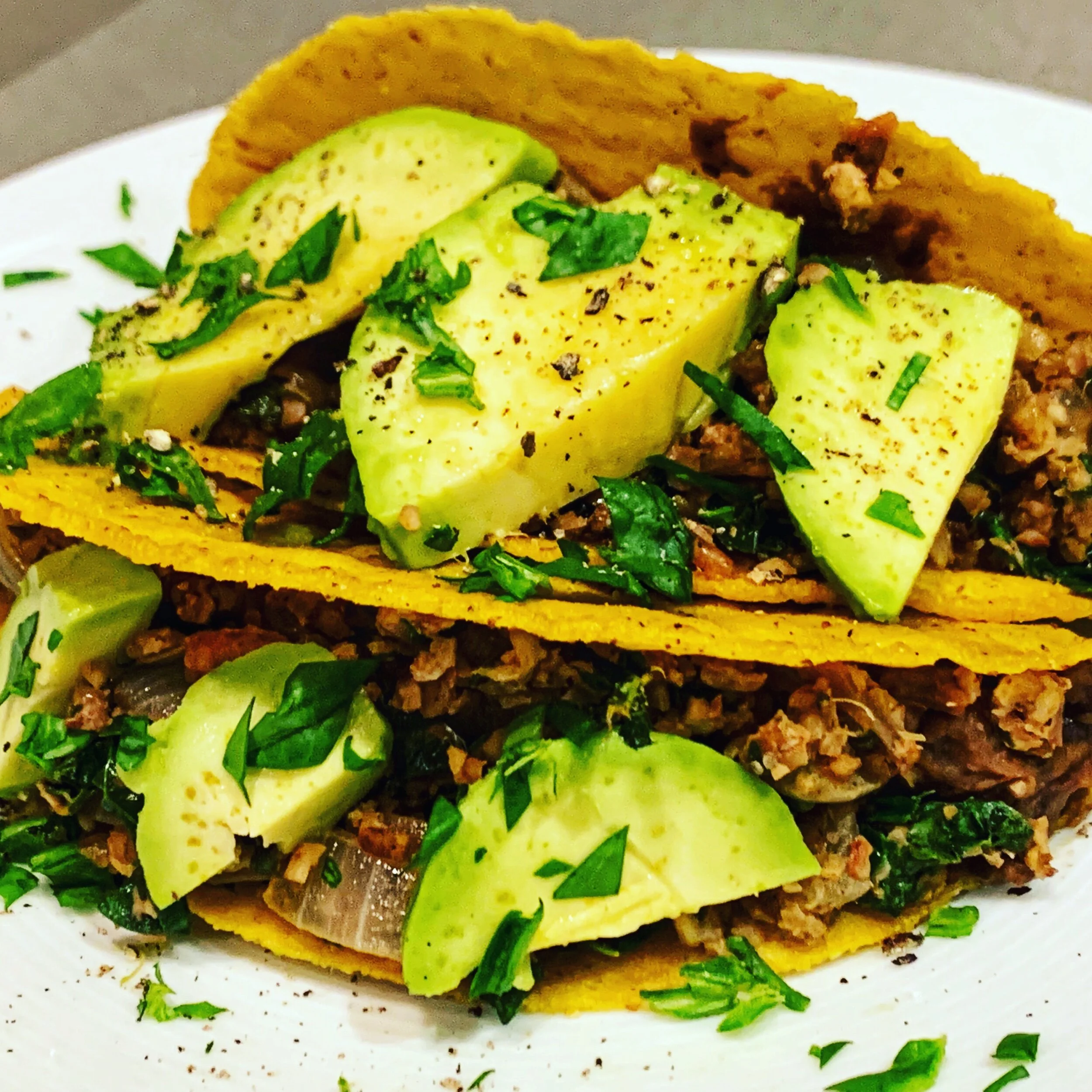 Beans and Greens Tacos
