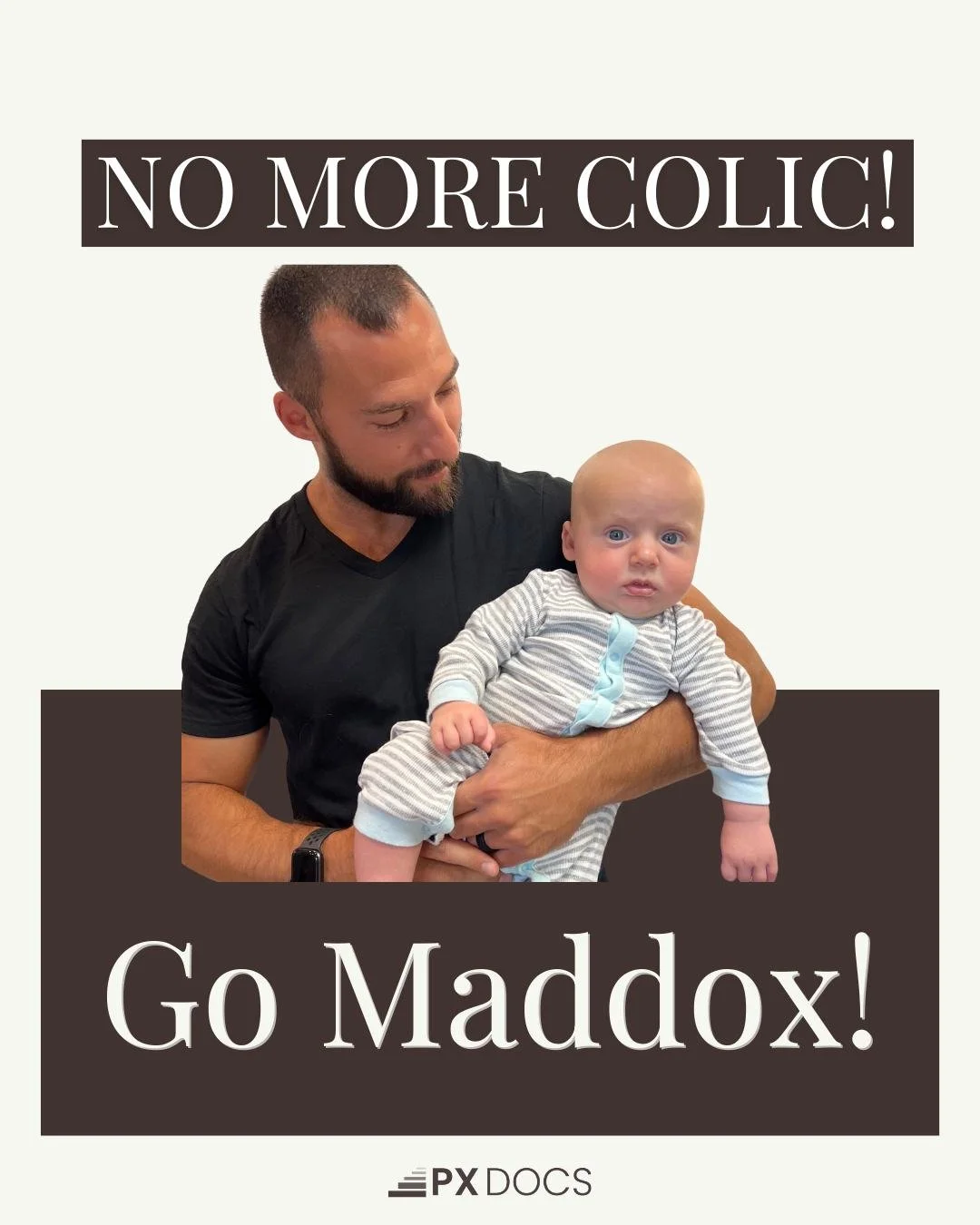 The feeling of not being able to console your newborn baby is almost indescribable. The crying and discomfort that comes from colic is a nightmare that no parent envisions for their little one. 

For Maddox and his sweet family, this was their initia