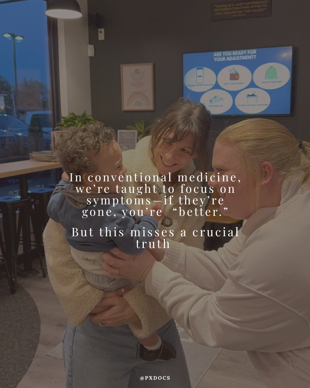 In conventional medicine, we silence the alarm&mdash;suppress the symptom, call it a win.
But symptoms are just your child's body trying to tell you something deeper is going on.

👉️ The ear infections? Not the root issue.
👉️ The reflux? Not the ro