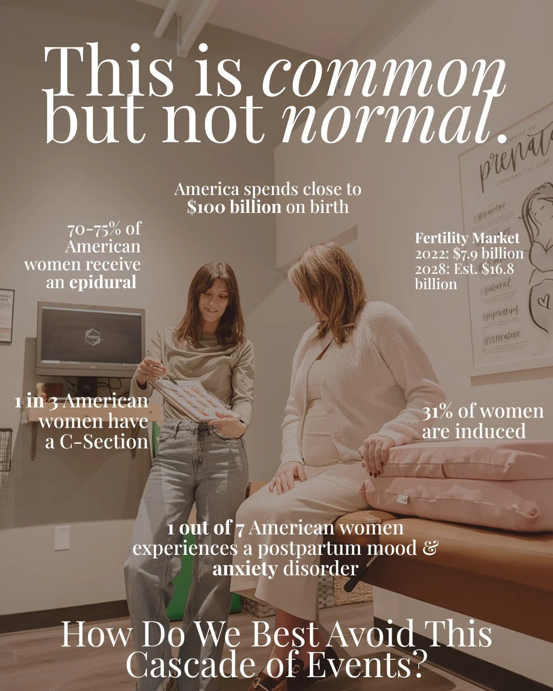 These statistics are common, but they are not the standard your body was designed for. 💔

We hold so much respect for the moments when medical care is necessary. We are grateful for it every single day.

At the same time, we believe in supporting th