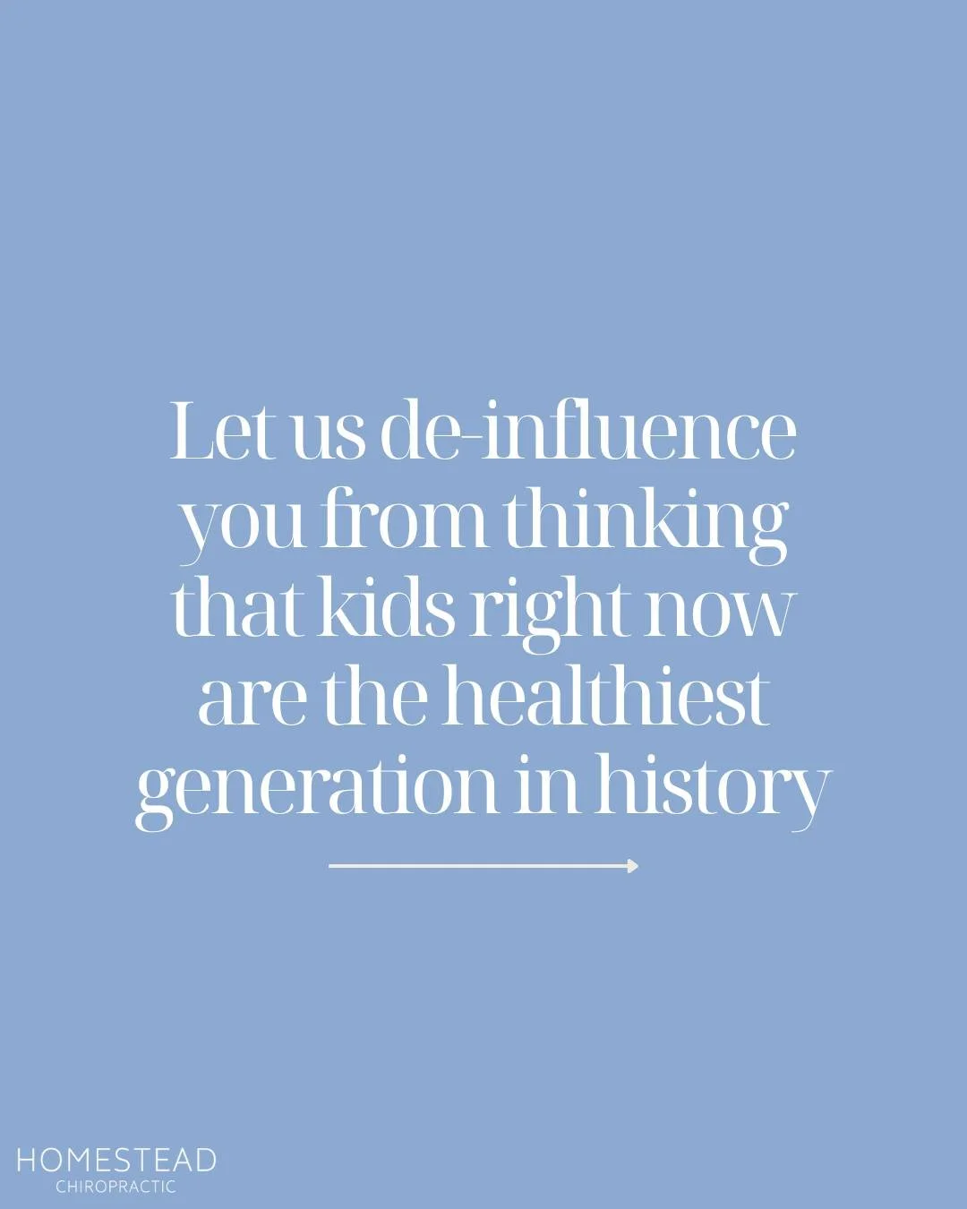 If this is the &ldquo;healthiest generation&rdquo;&hellip; why are these numbers rising?🤷&zwj;♀️ 

More diagnoses. More medications. More kids struggling.

This isn&rsquo;t random
It&rsquo;s a sign of nervous system overwhelm

At Homestead, we start
