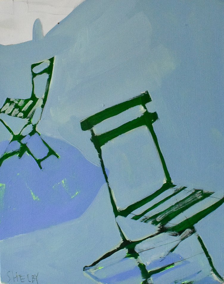 Blue Bistro Chairs