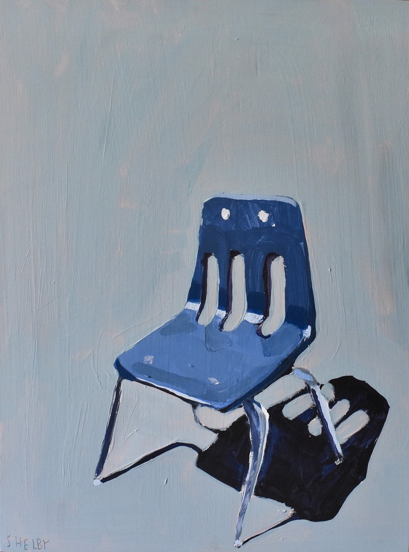 Blue School Chair 