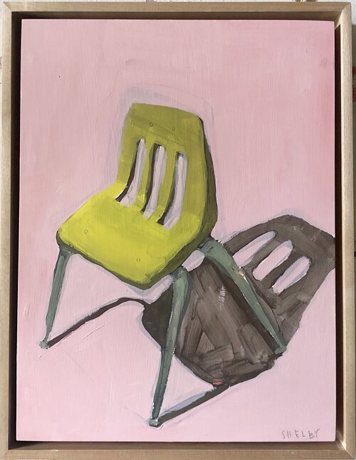 Yellow School Chair 