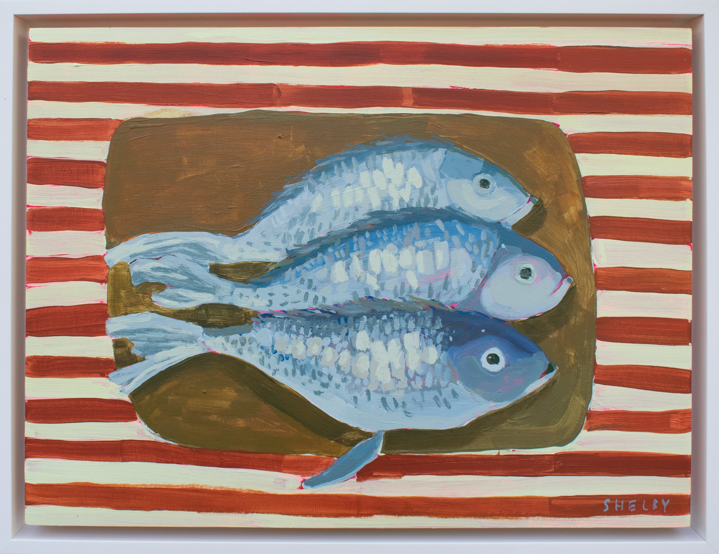 Red Stripes, Blue Fish