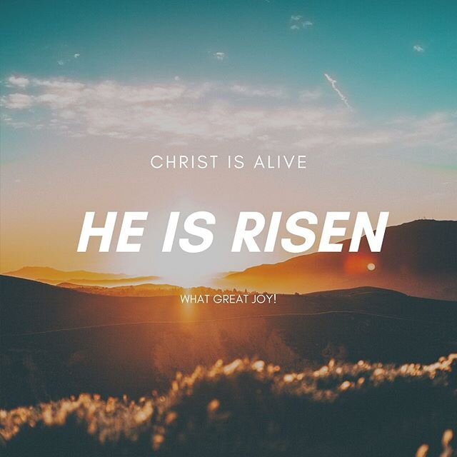 Happy Easter! Let&rsquo;s us worship and rejoice for our Lord God has conquered and the victory is ours!