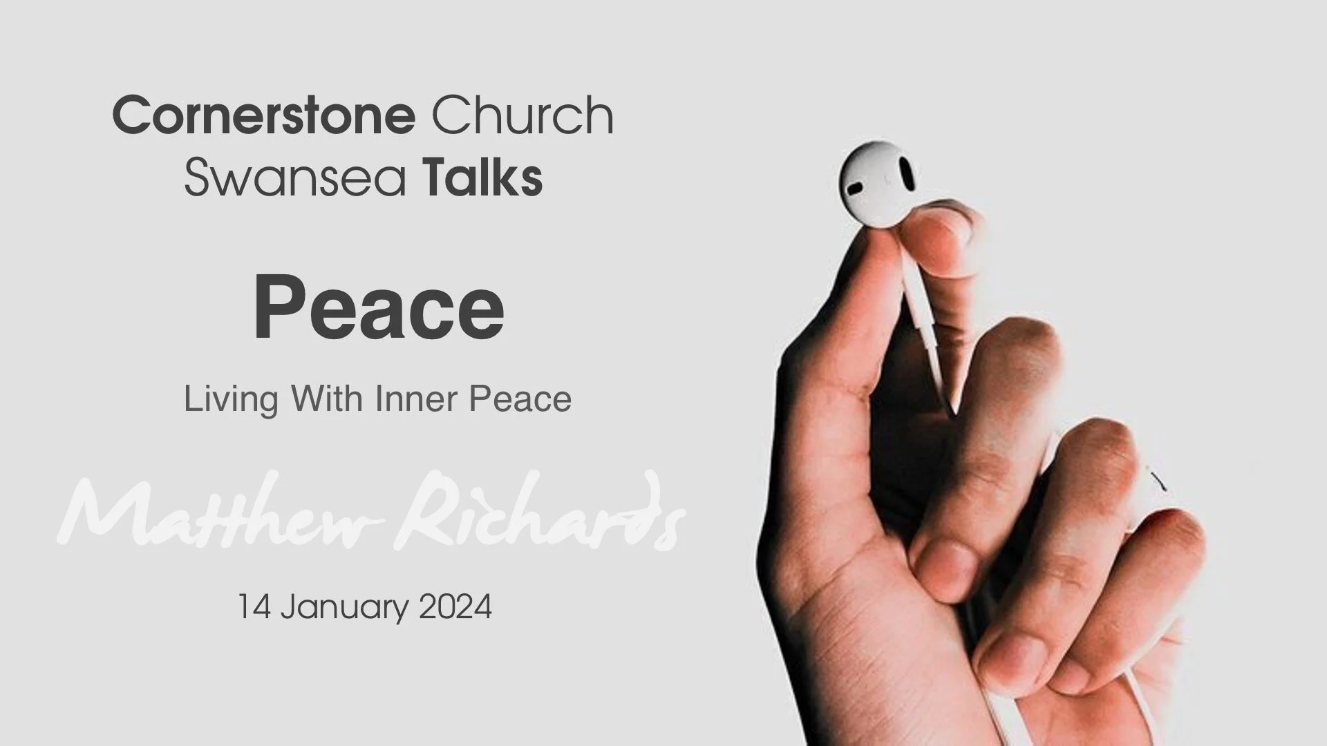 Peace: Living with Inner Peace