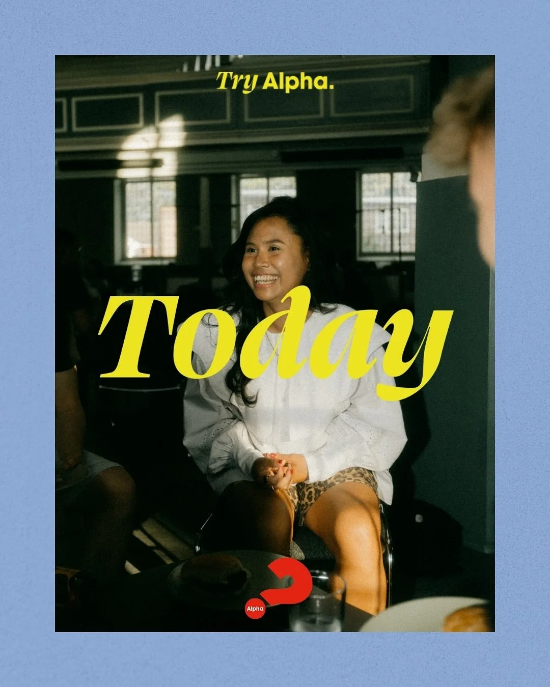 See you tonight for week 1 of Alpha! 🙌 it&rsquo;s not to late to book on, or just show up ☺️ 7.30pm at Venue2.