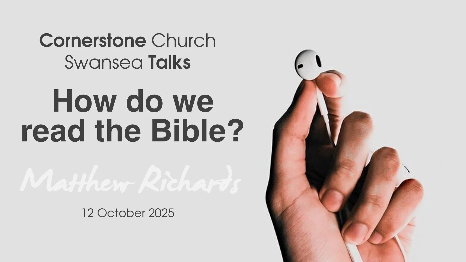 How do we read the Bible today?