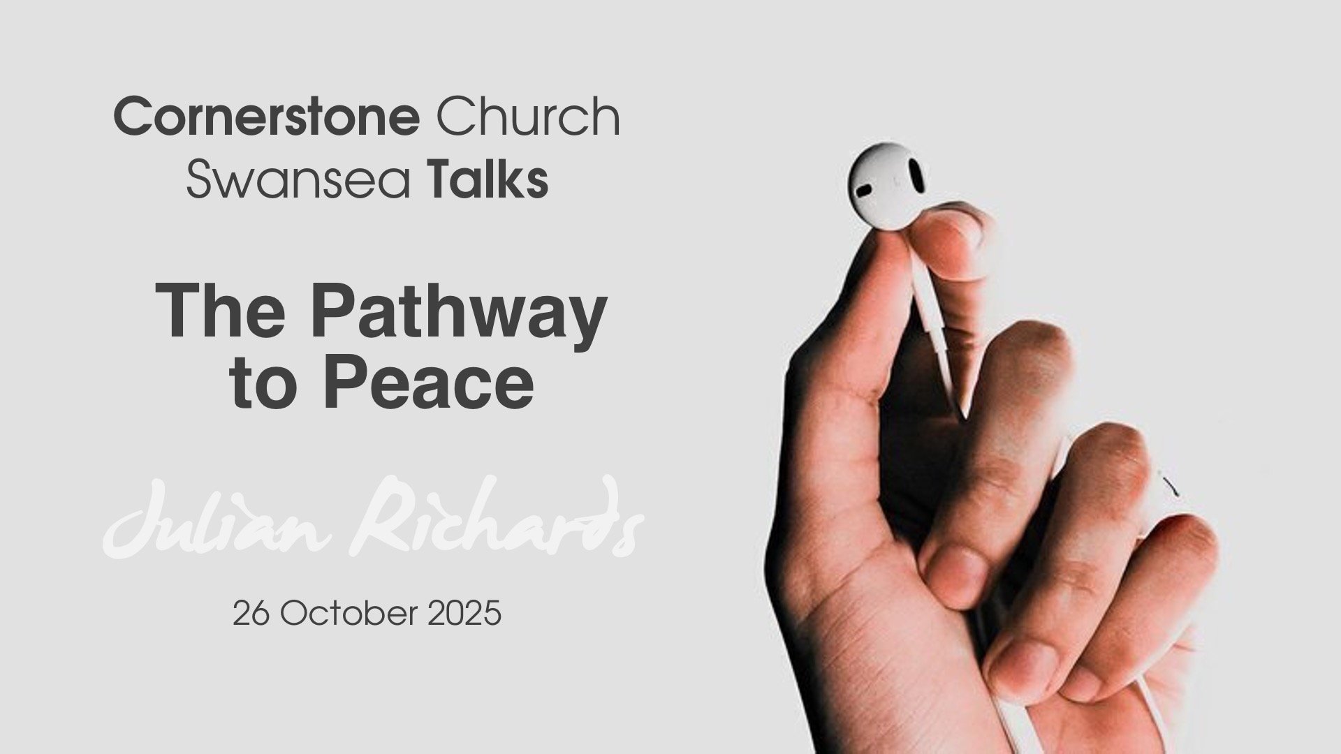 The Pathway to Peace