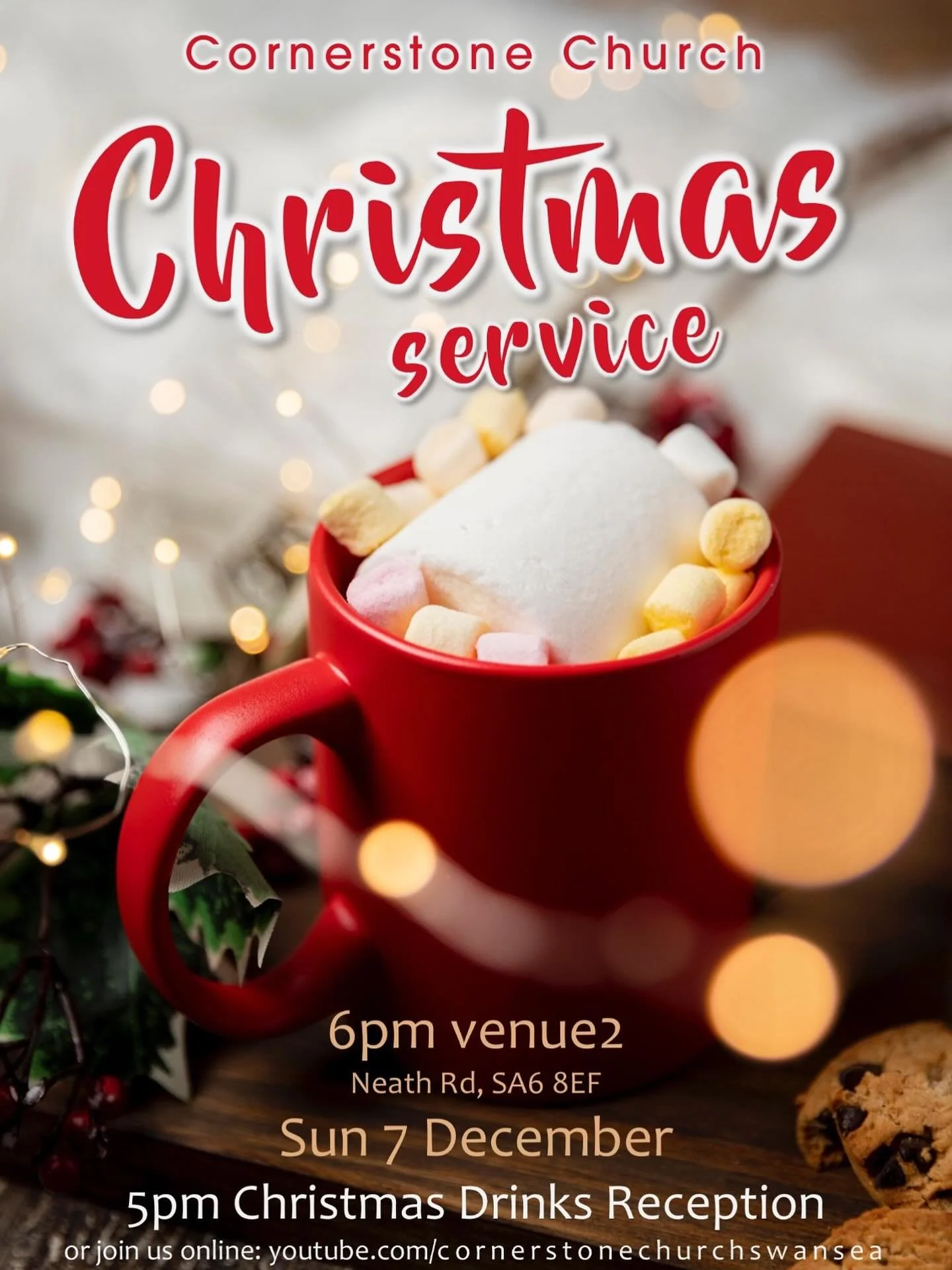 It&rsquo;s tiiiiimmmeeee 🎄why not join us at our Christmas service this year? All the Christmassy feels with carols, the Christmas story and more! Starting at 5pm with a bit of fizz and a mince pie 😋 🥂