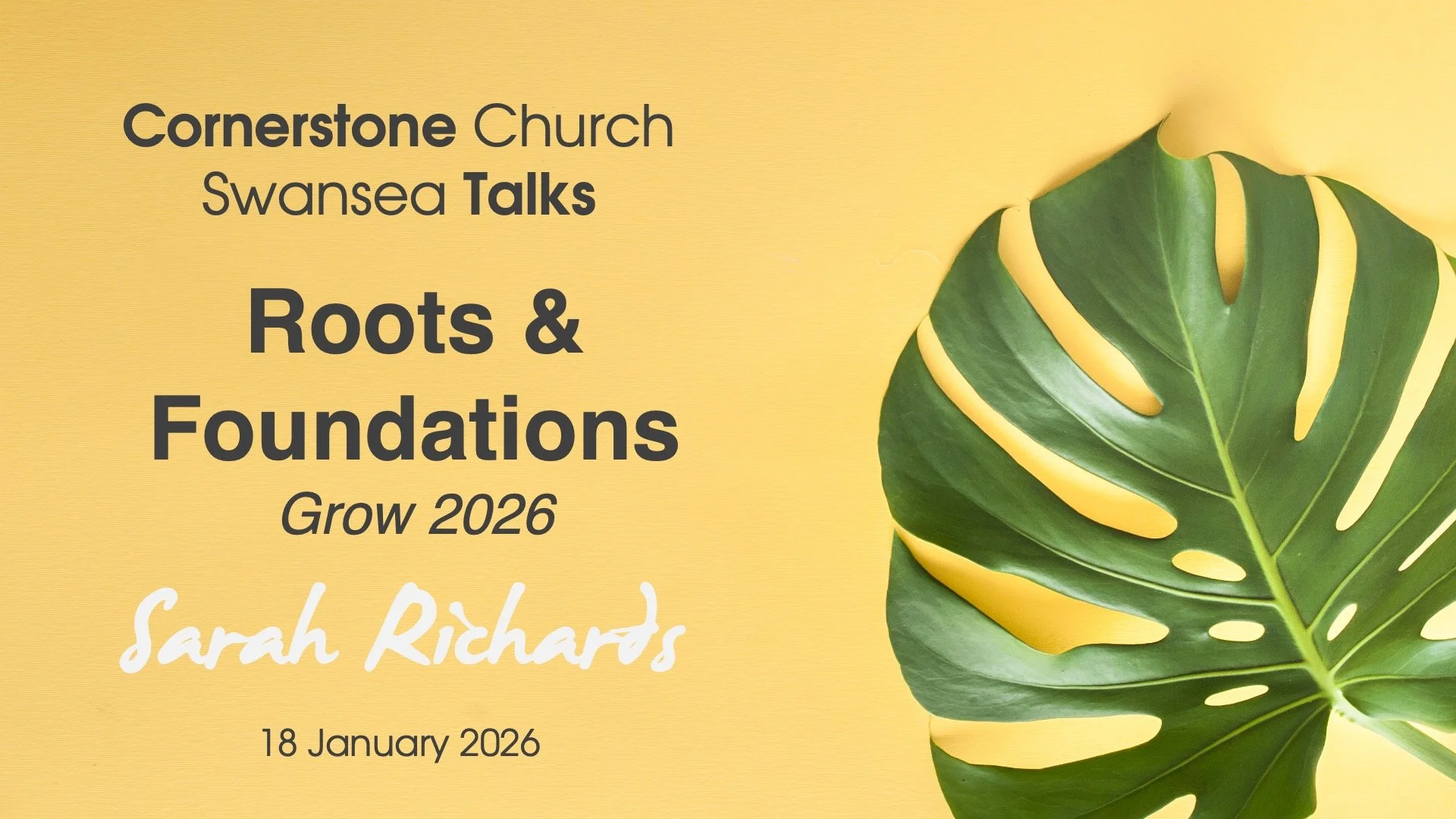 Roots &amp; Foundations: Grow 2026