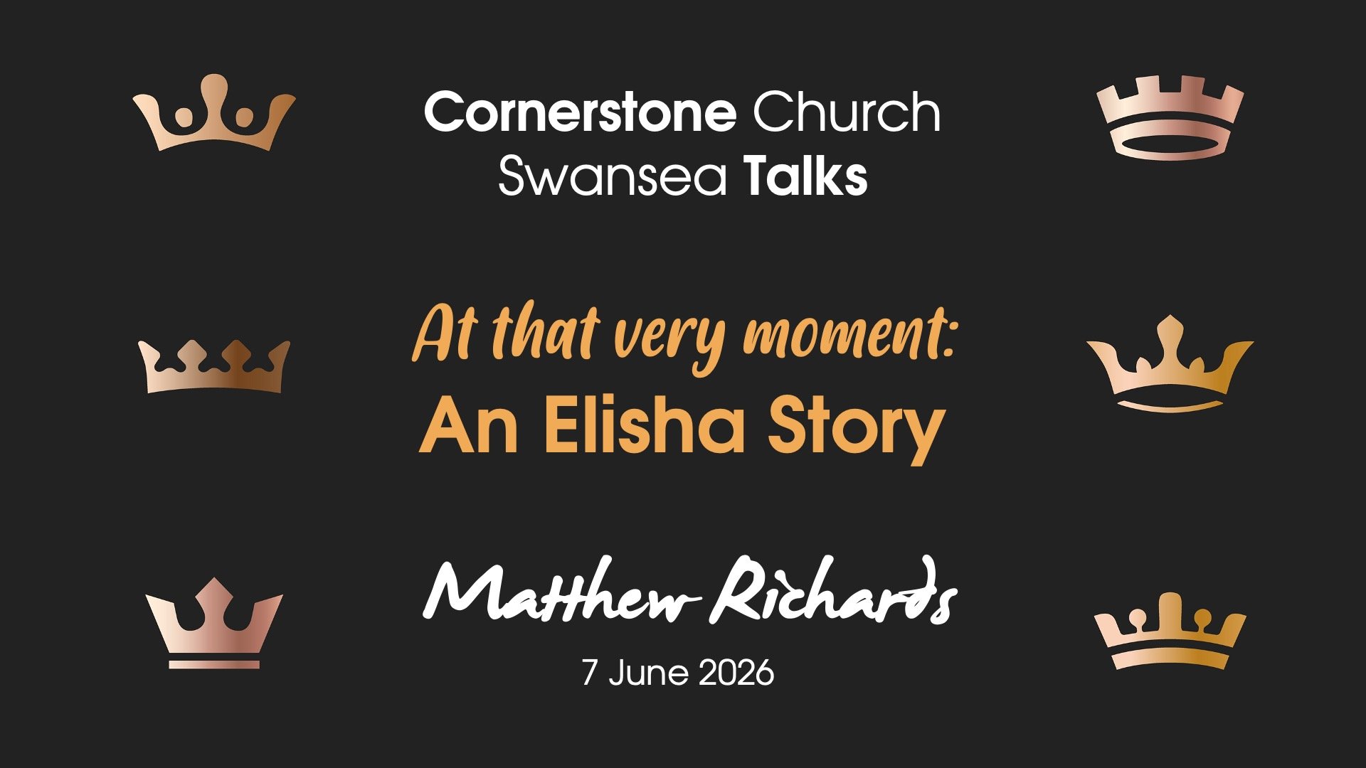 'At That Very Moment' : An Elisha Story