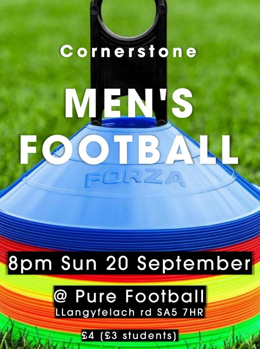 Guys! Start warming up and dusting off those boots, ready for Mens Footie this Sunday! ⚽️