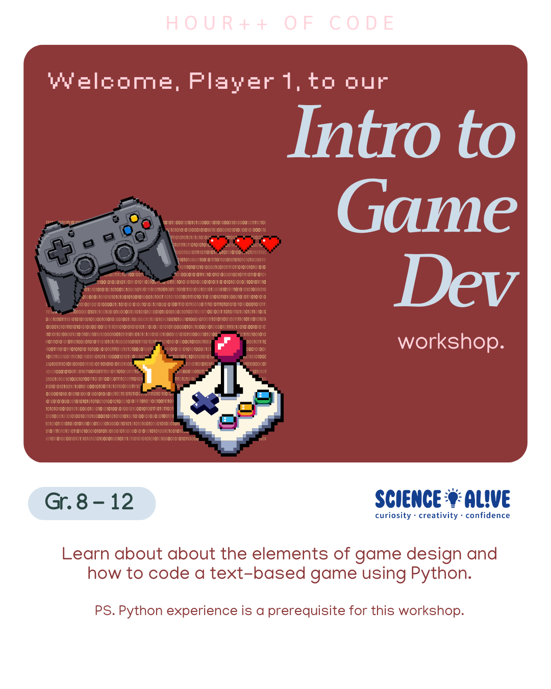 Intro to Game Dev — Science AL!VE @ Simon Fraser University - STEM ...