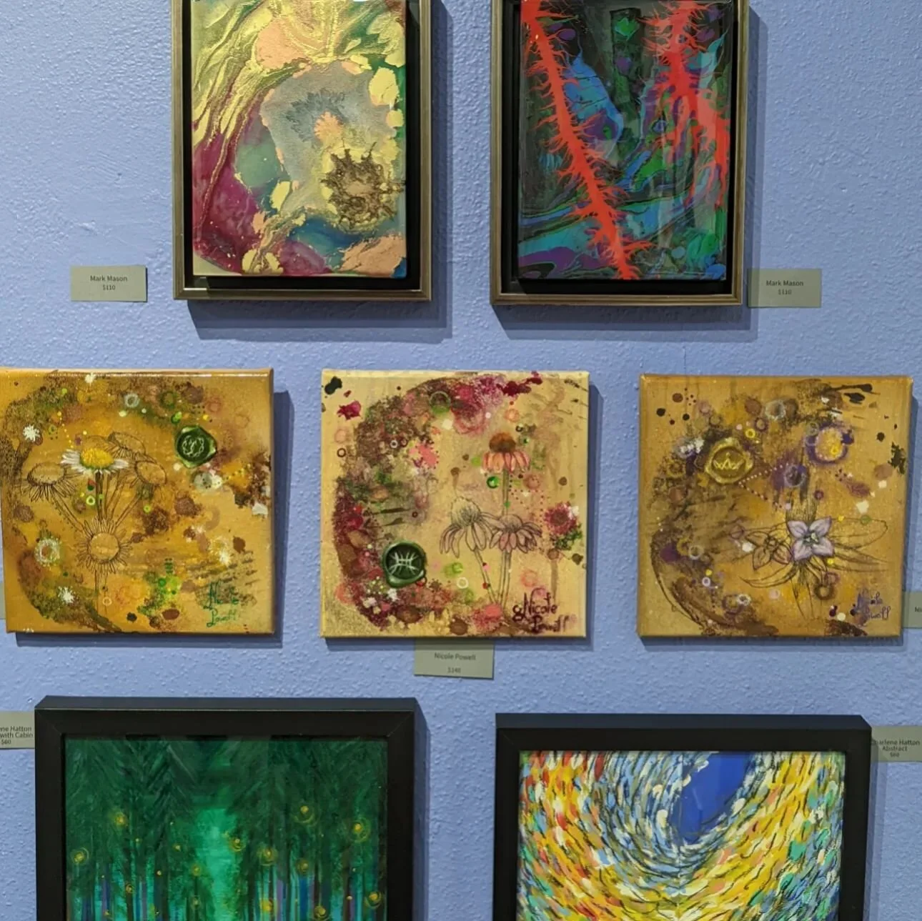 I had an amazing time at the reception for the 'Small Works' show at the @howlandstudios_gallery!  I met many cool people and other artists, it is always inspiring to see other people's work.  If you weren't able to come tonight, don't worry, the sho