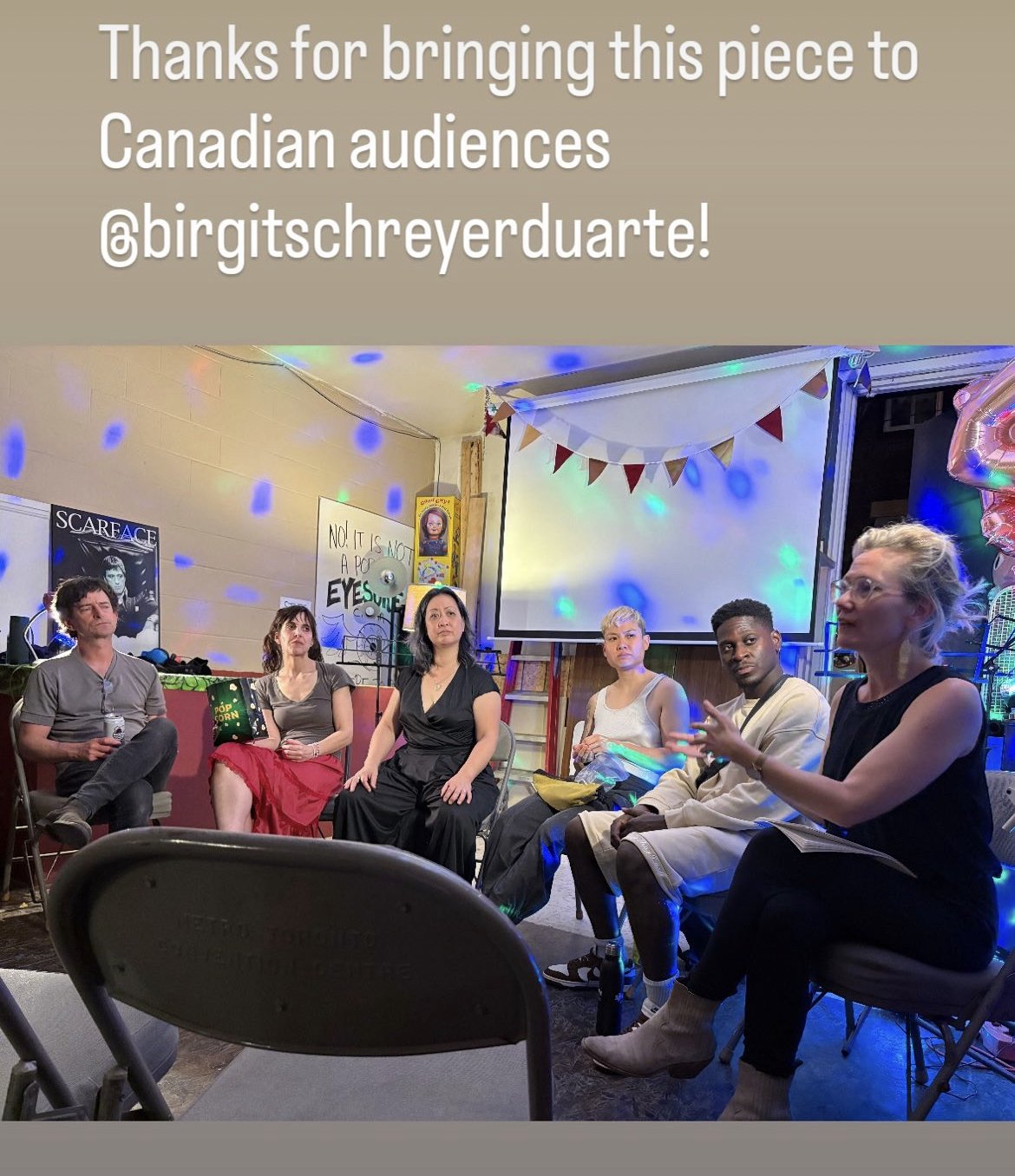 Talk Back at the Reading of Ivana Sokola's PROWL in Toronto