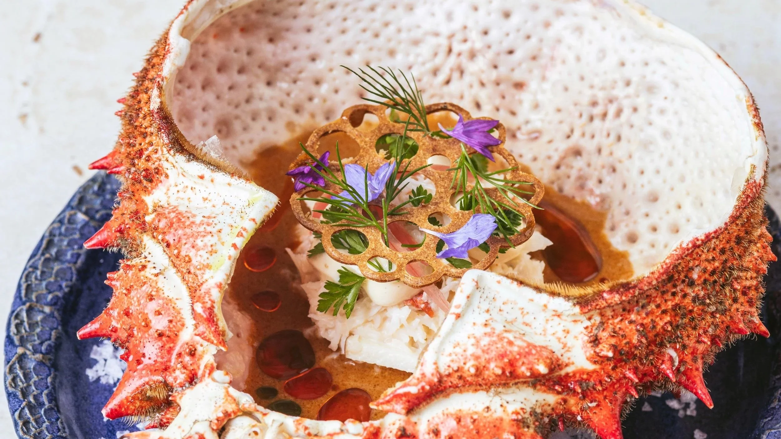 Dorset Crab, 
Bouillabaisse