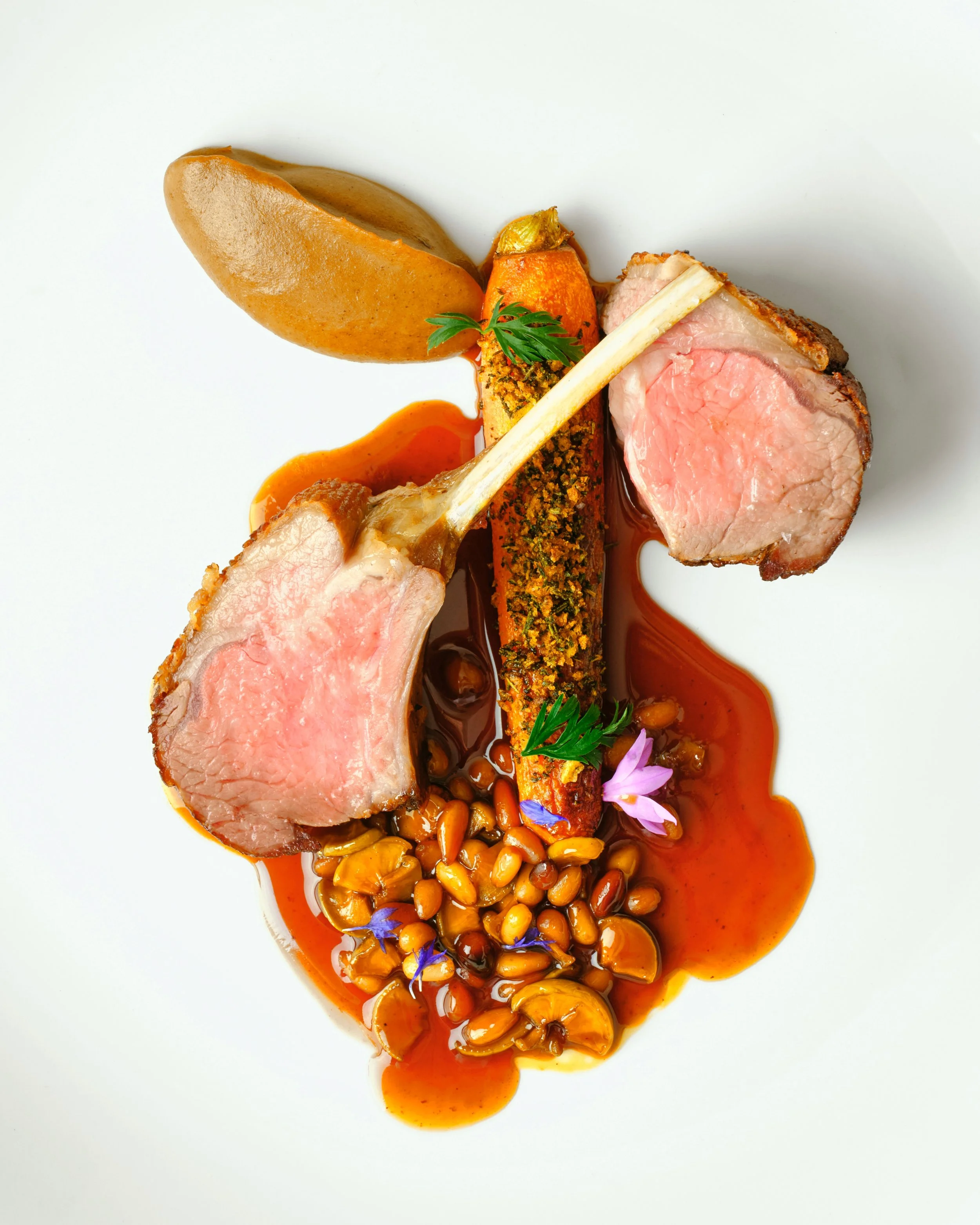 Kentish Lamb - Rack & Saddle
Confit Shallot, Pine Nut, Cider 
