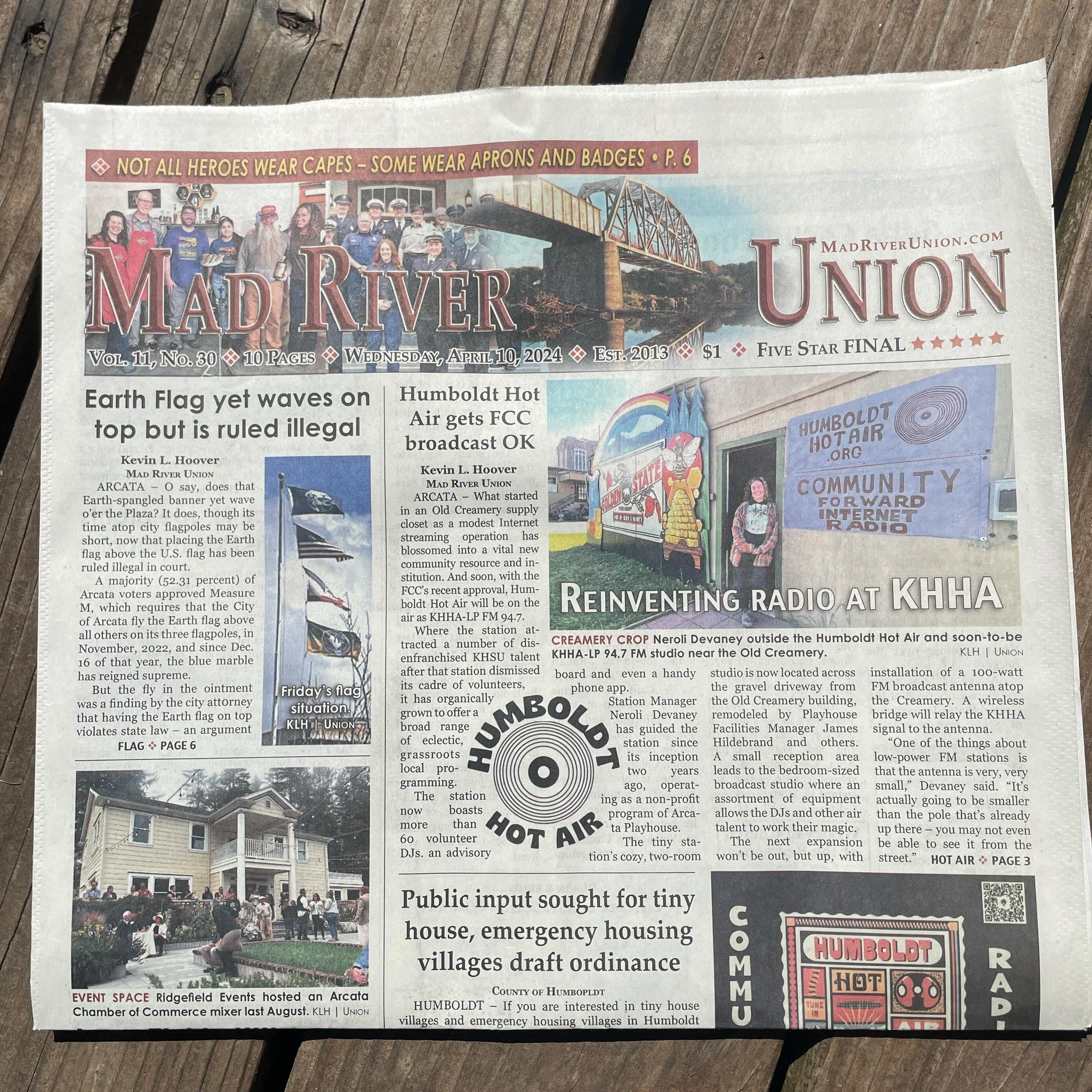 Big thanks to Kevin at the Mad River Union  @mad_river_union for this write up about our FM addition !!! Pick up a hard copy tomorrow wherever you get your newspaper, or online! 🌟 our fundraiser is still going&hellip; have you donated yet?! Be a par