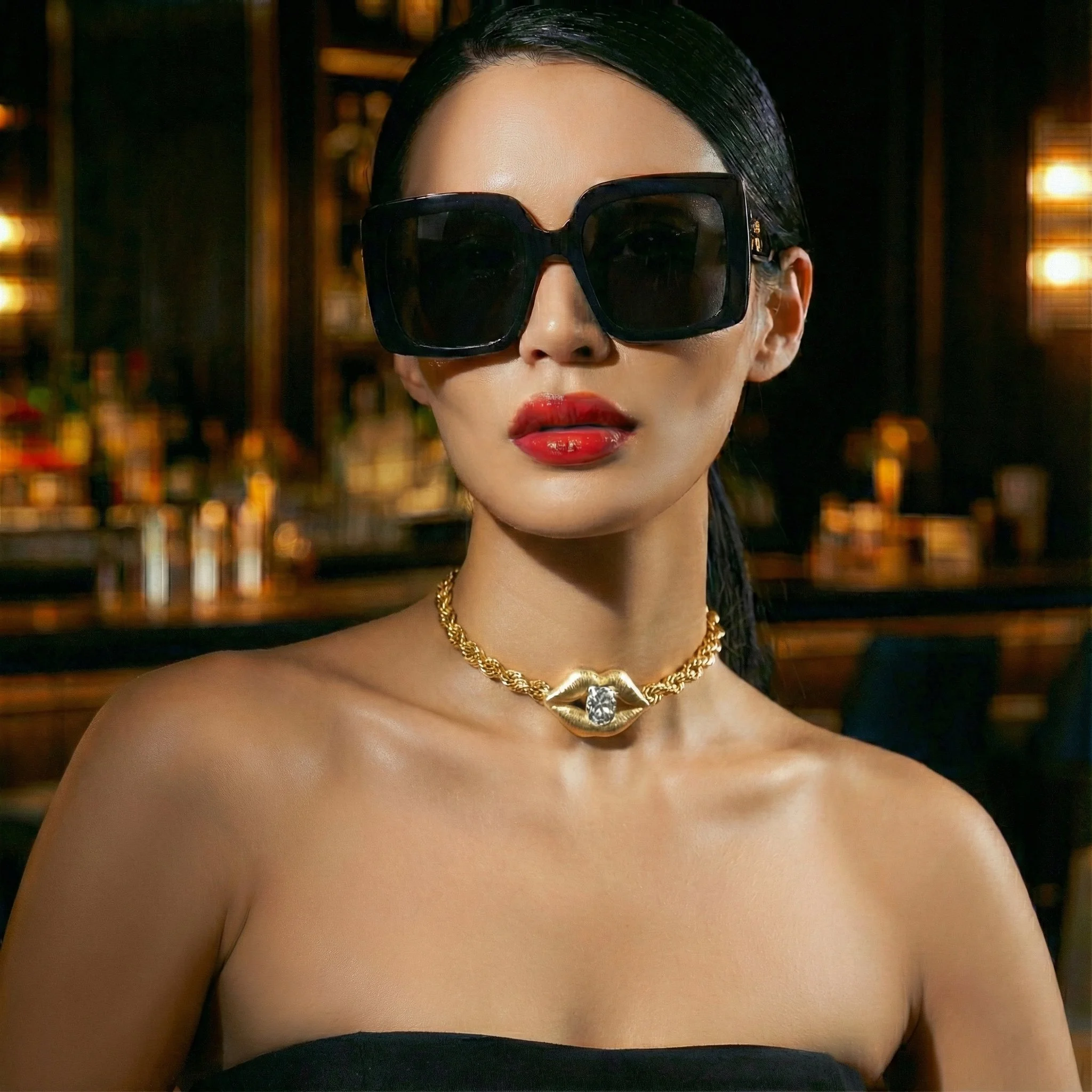 KISS OF A DIAMOND
18K gold, white diamond