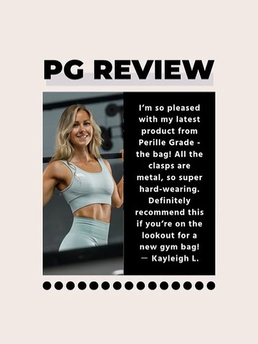 Built tough. Styled sleek. Our Perille Grade gym bag is designed to handle your training lifestyle &amp; everything in between.

&rarr; Shop yours now &amp; upgrade your gym essentials today. Use code PGSHOP to receive 10% off your entire order.

#Pe