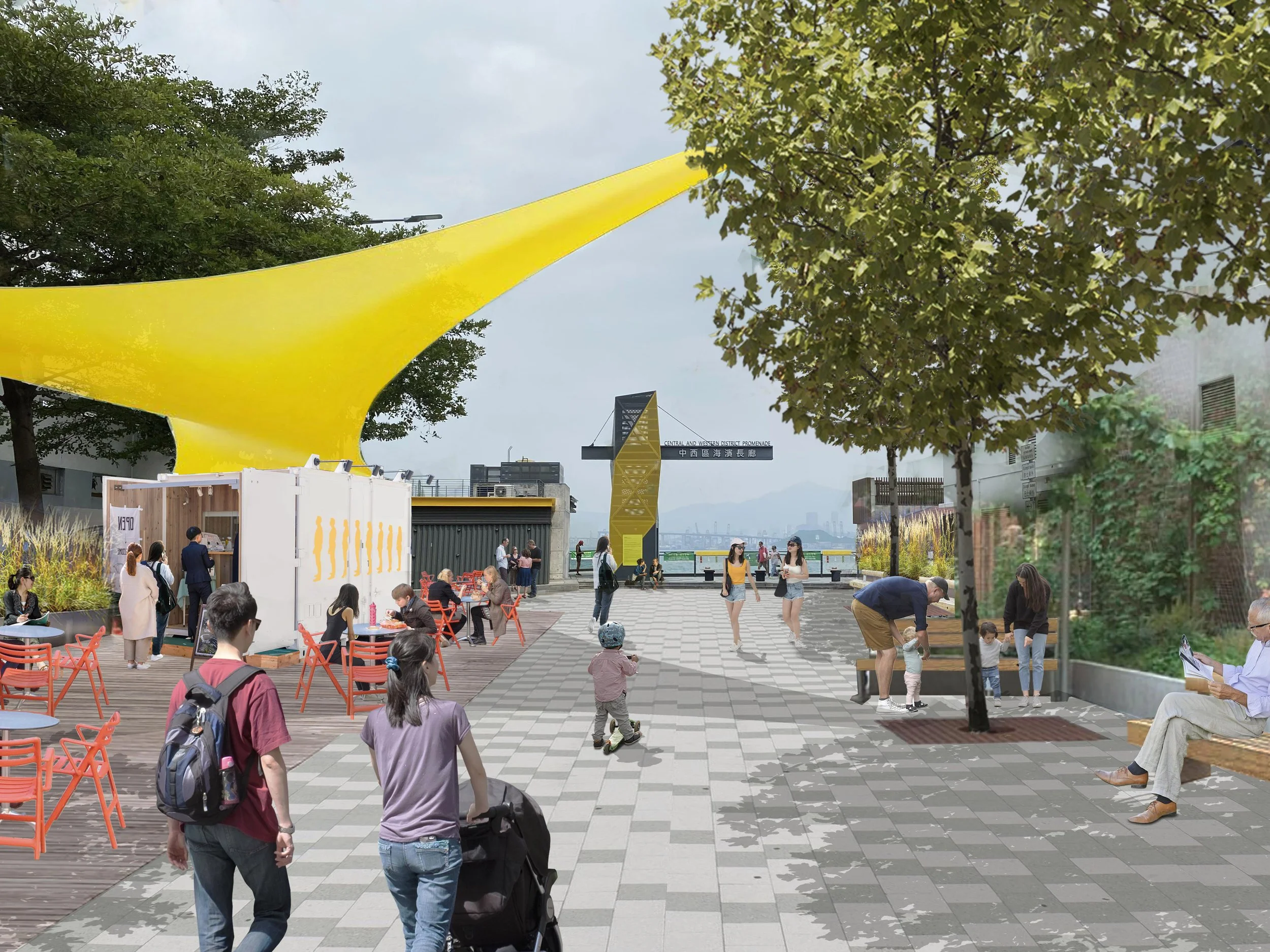 Public life and public space study and public realm framework in Hong Kong