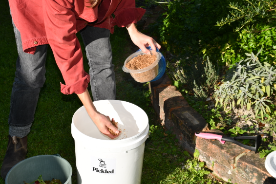 Home composting with Pickled Compost