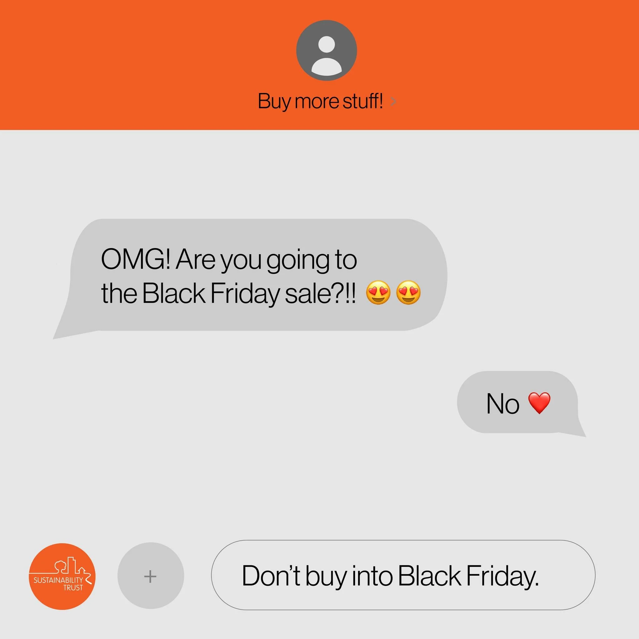 It's that time of year again; Black Friday, Cyber Monday, and pre-Christmas deals are everywhere, promising the chance to snag an "unmissable" deal.

Want some tactics to shop more sustainably this Friday? Check out our blog post (link in b