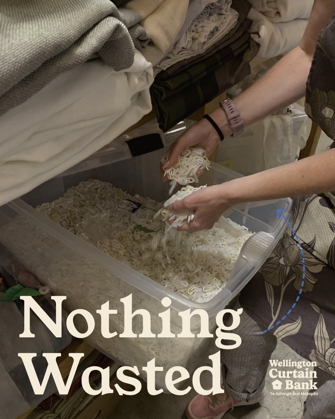 30th March was International Day of Zero Waste, and while every day is #zerowaste day for us, a little extra awareness never hurts!

You've probably heard of Te Aro Zero Waste @tearozerowaste , but did you know our curtain bank is also a low-waste sp