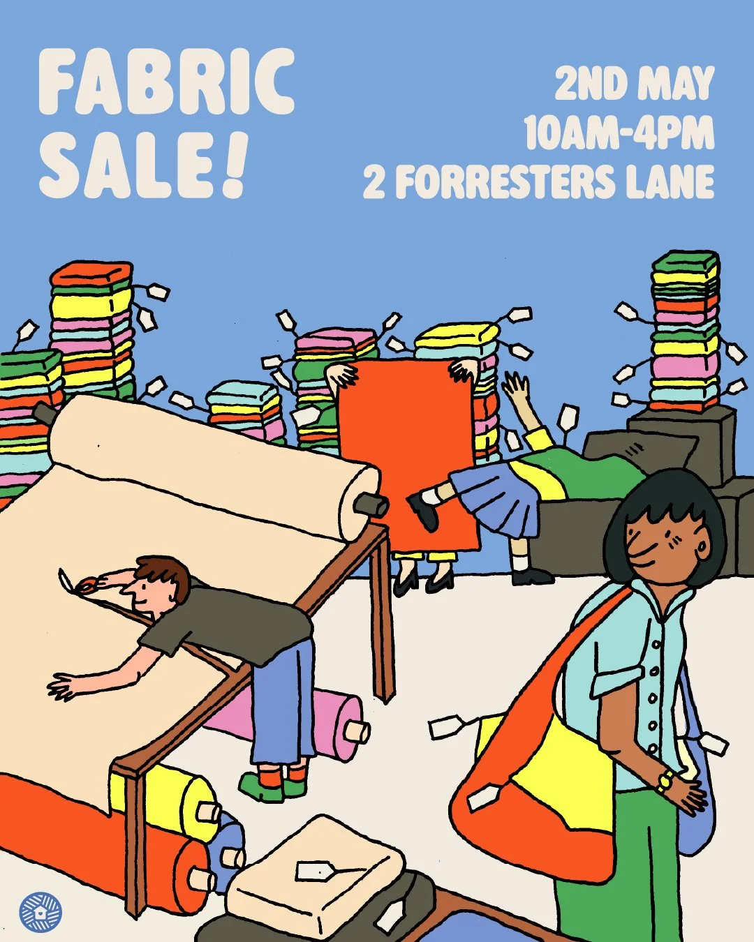 Nau mai haere mai to our fabric sale! Snap up a bargain on a wide range of textiles - from upholstery to apparel, offcuts to bolts.

All proceeds go to the Wellington Curtain Bank, supporting our mahi to provide free curtains to whānau in need.

📅 S