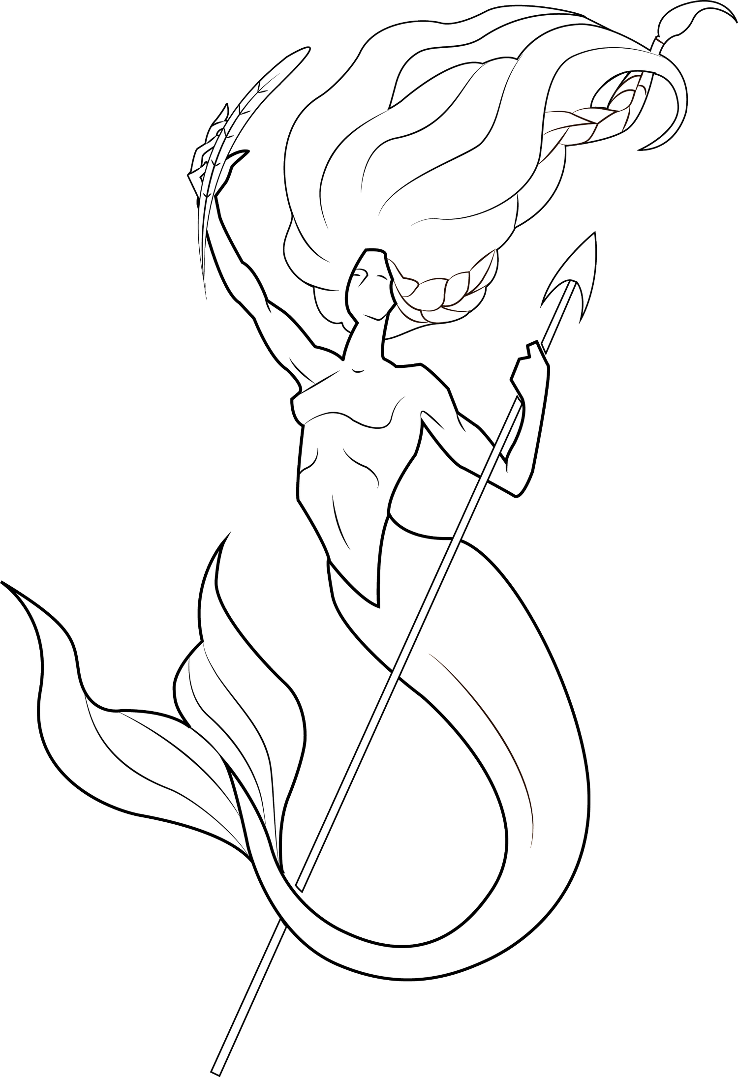 Burly Mermaid