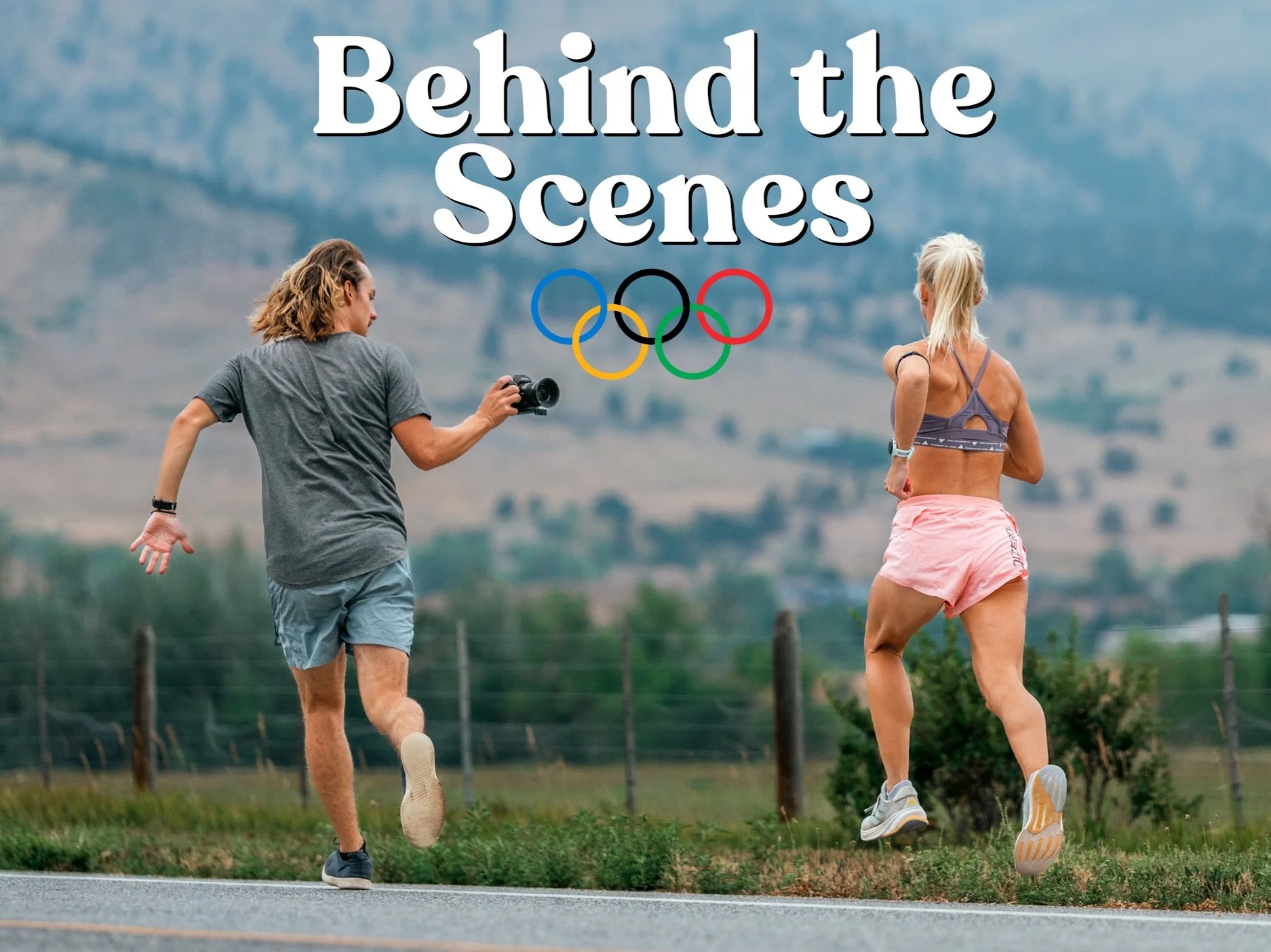 Behind the Scenes of Filming With an Olympic Runner