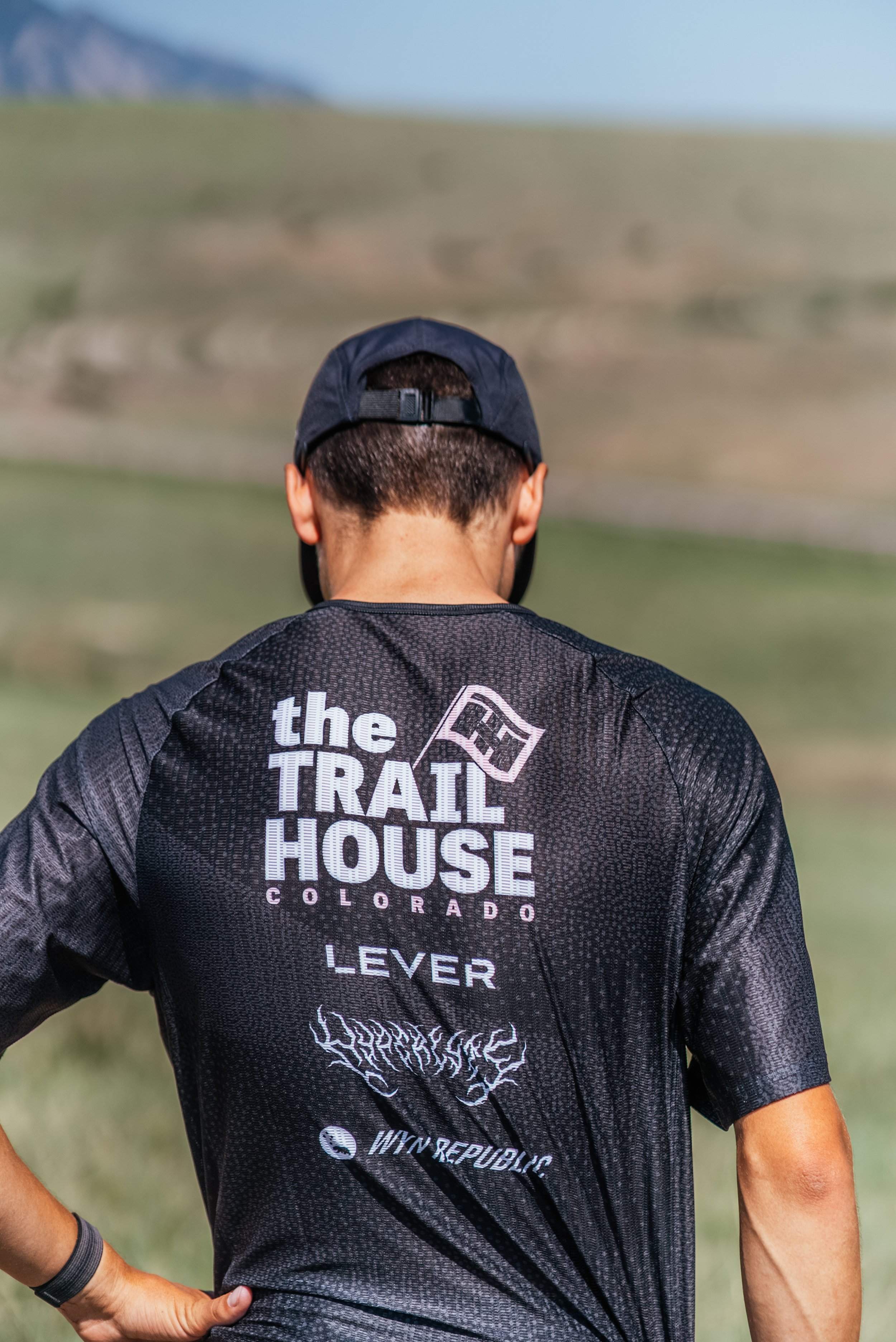Dylan Flewelling in a Trail House shirt