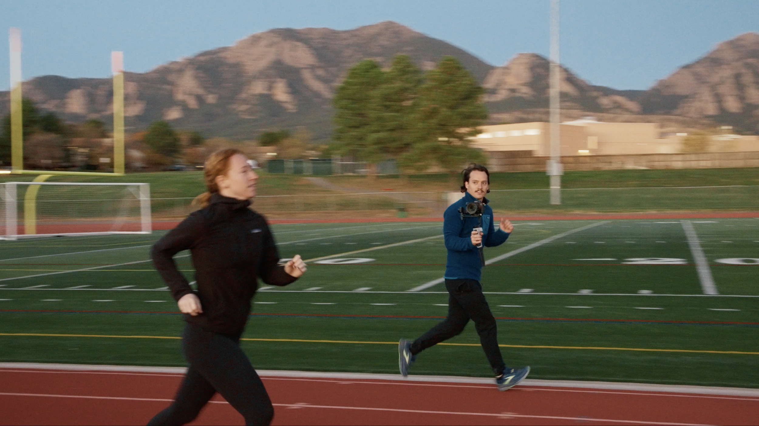 Roo running with gimbal