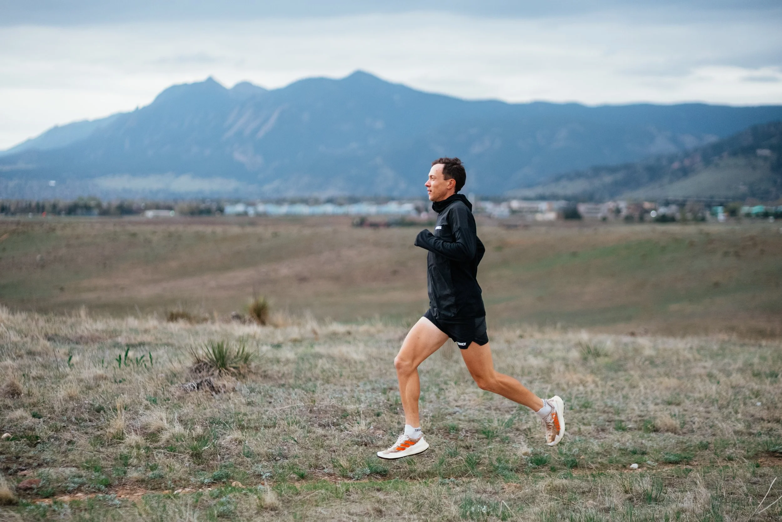 Jeshurun Small, ultra runner, running in Boulder