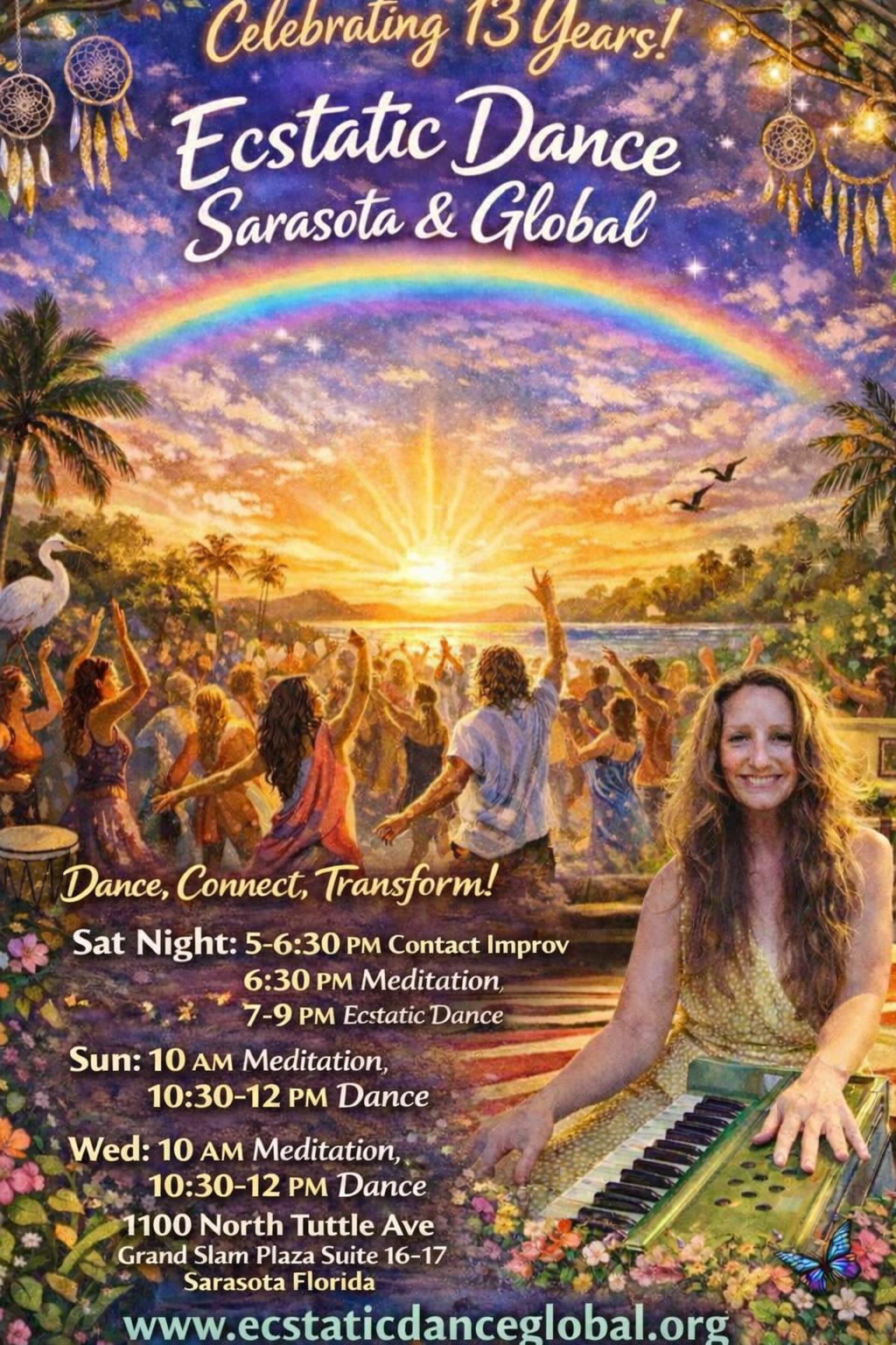 Ecstatic Dance Sarasota and Global Saturday night jam 