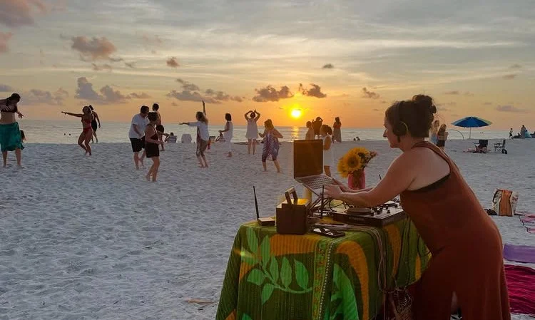 Ecstatic Dance Silent Disco Sunset Dance