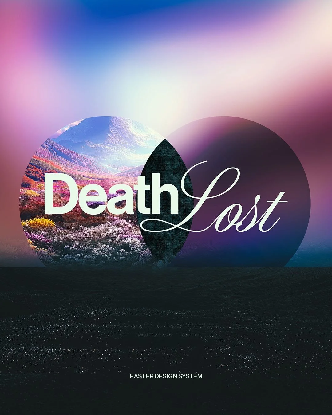 Death Lost 

A set of visuals created for Easter&mdash;centered around the truth that death doesn&rsquo;t have the final word.

Built as a SZN Kit for @sundaysocial.tv, this system was designed to help churches carry a consistent visual language acro