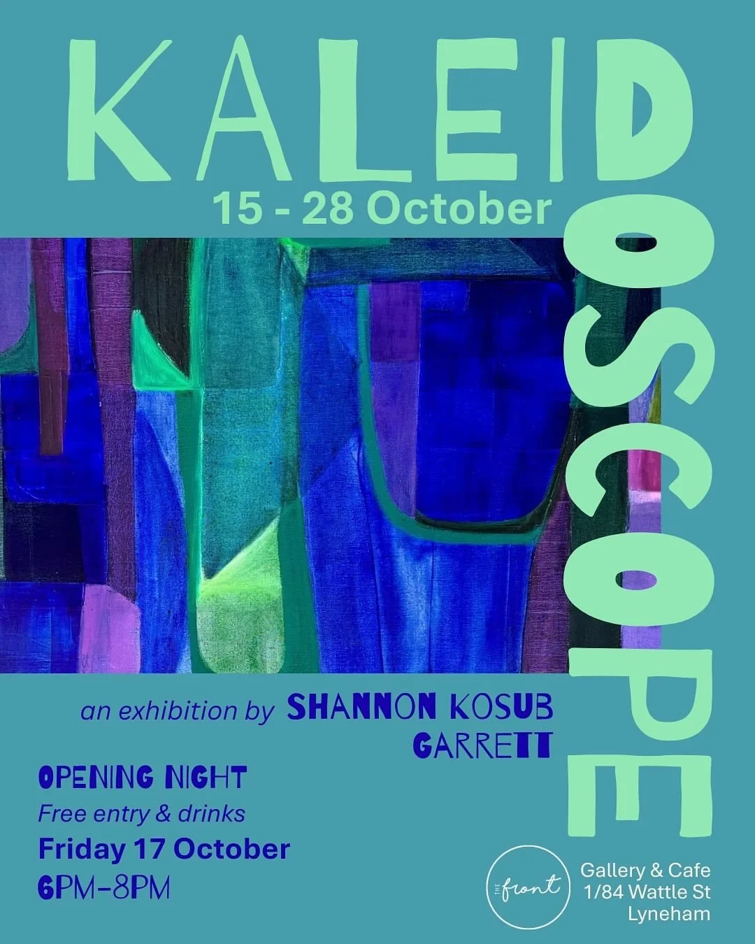 A contemporary style artist with vibrant abstract artworks that delves into the exploration of colour, shape and texture. Inspired by travels and a love of design, coming to life through mixed media artworks that spark joy and curiosity - this is Kal