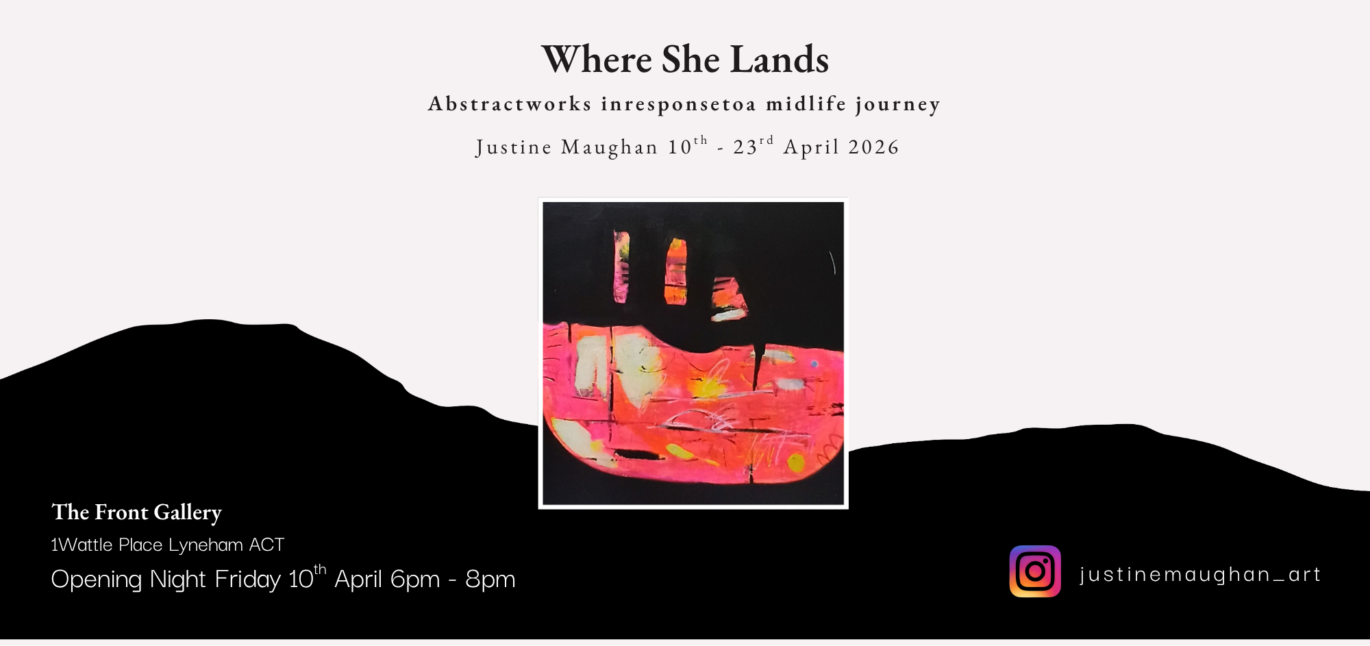 Where she lands by Justine Maughan