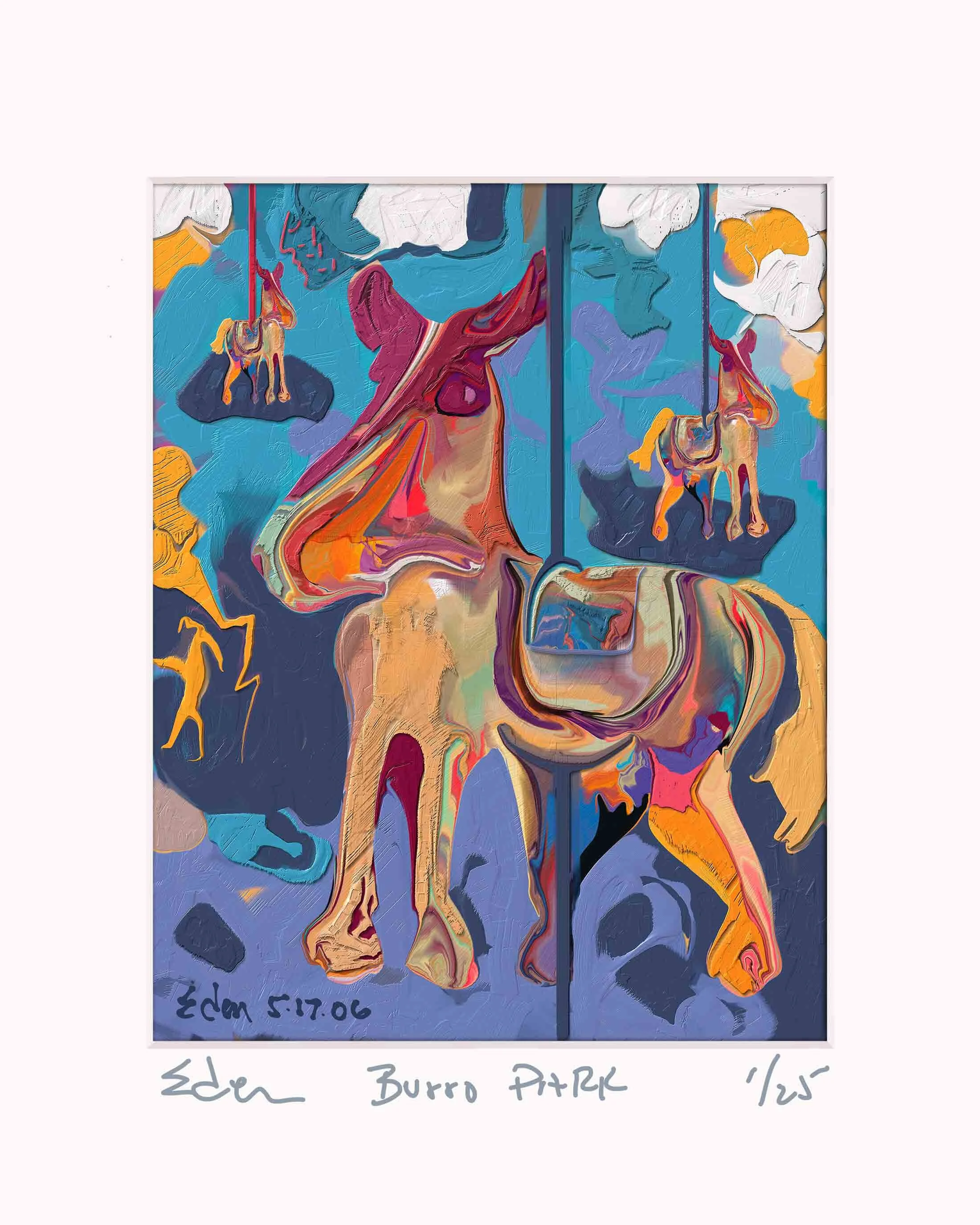 Burro Park | limited edition fine art print | Eden Maxwell
