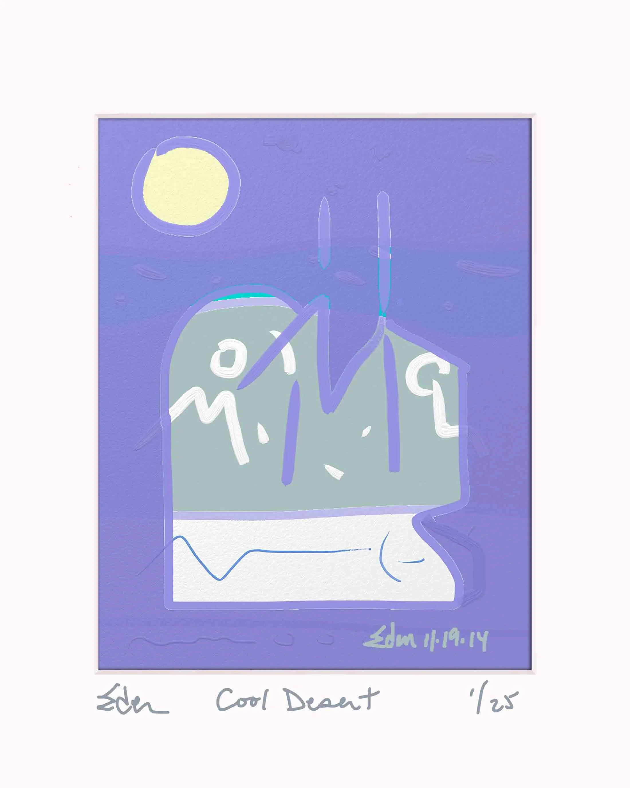 Cool Desert | limited edition fine art print | Eden Maxwell