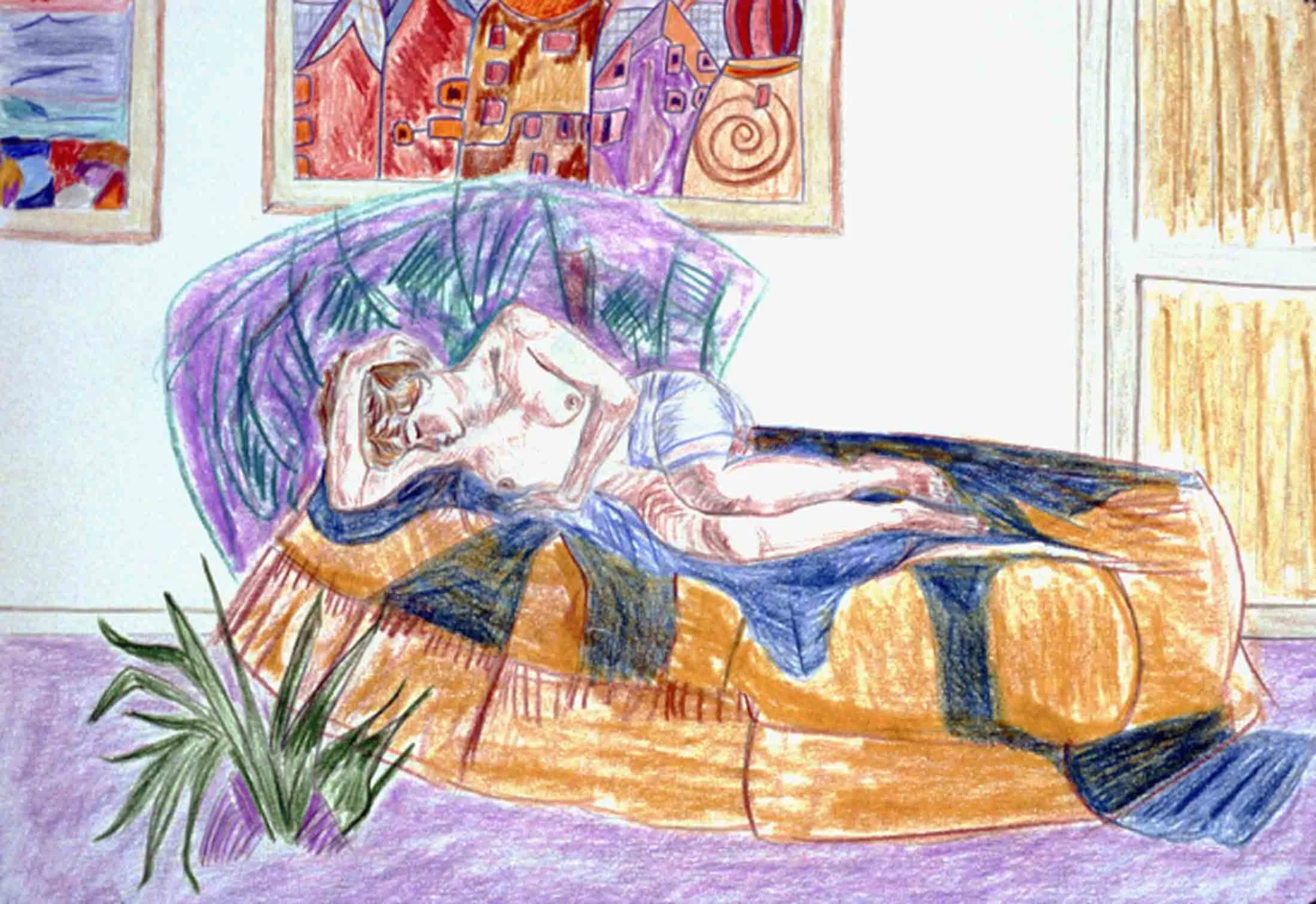 Beauty at Rest | color pencil | fine art | Eden Maxwell