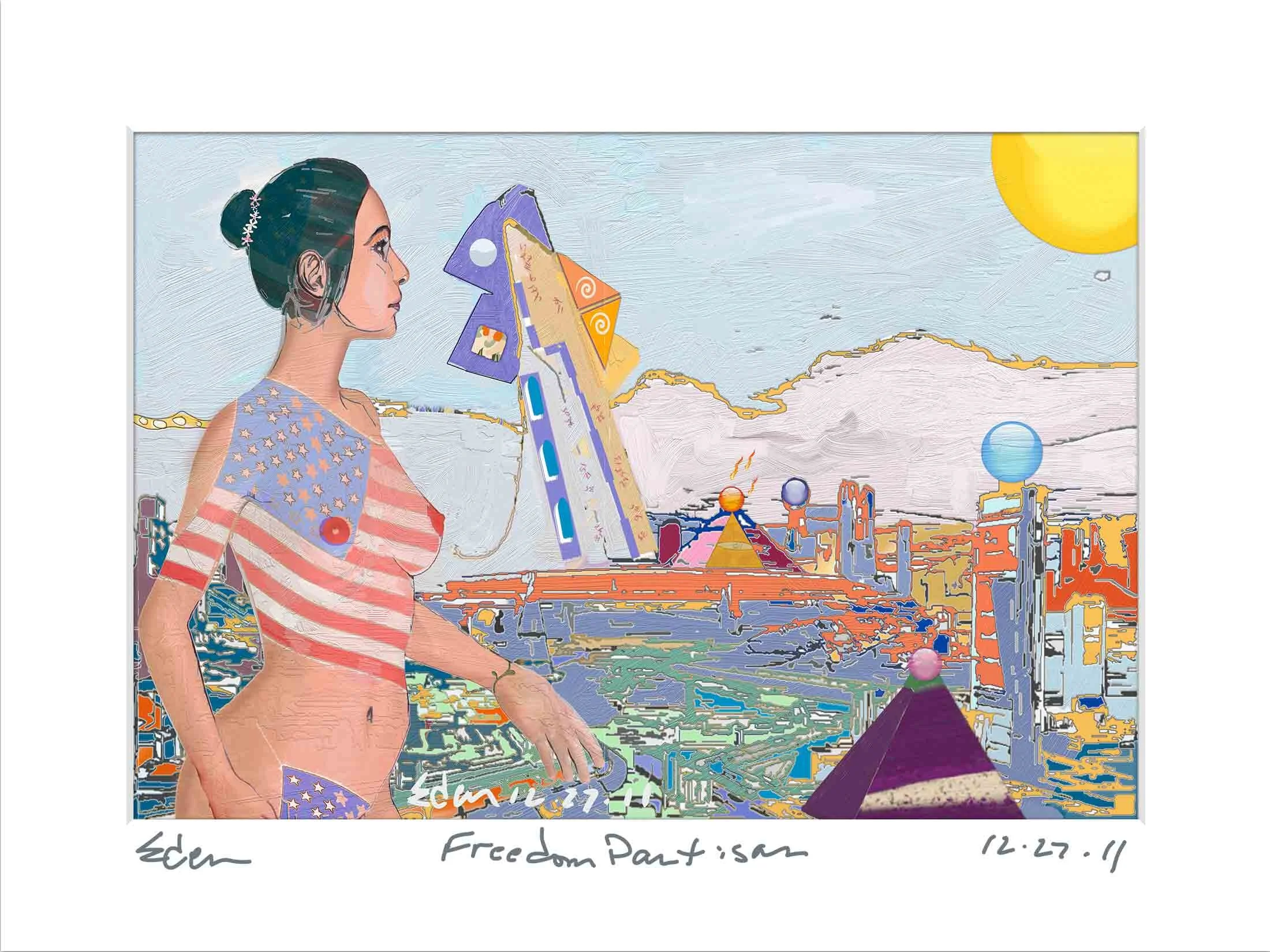 Freedom Partisan | original fine art print | Eden Maxwell
