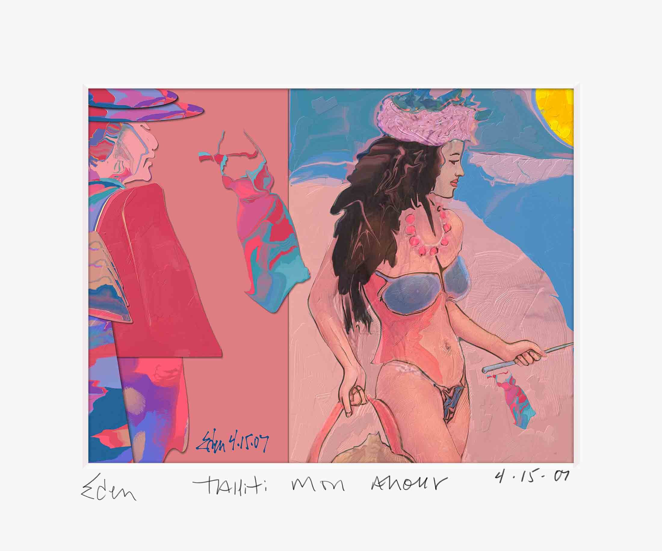 Tahiti Mon Amour | original fine art print | Eden Maxwell